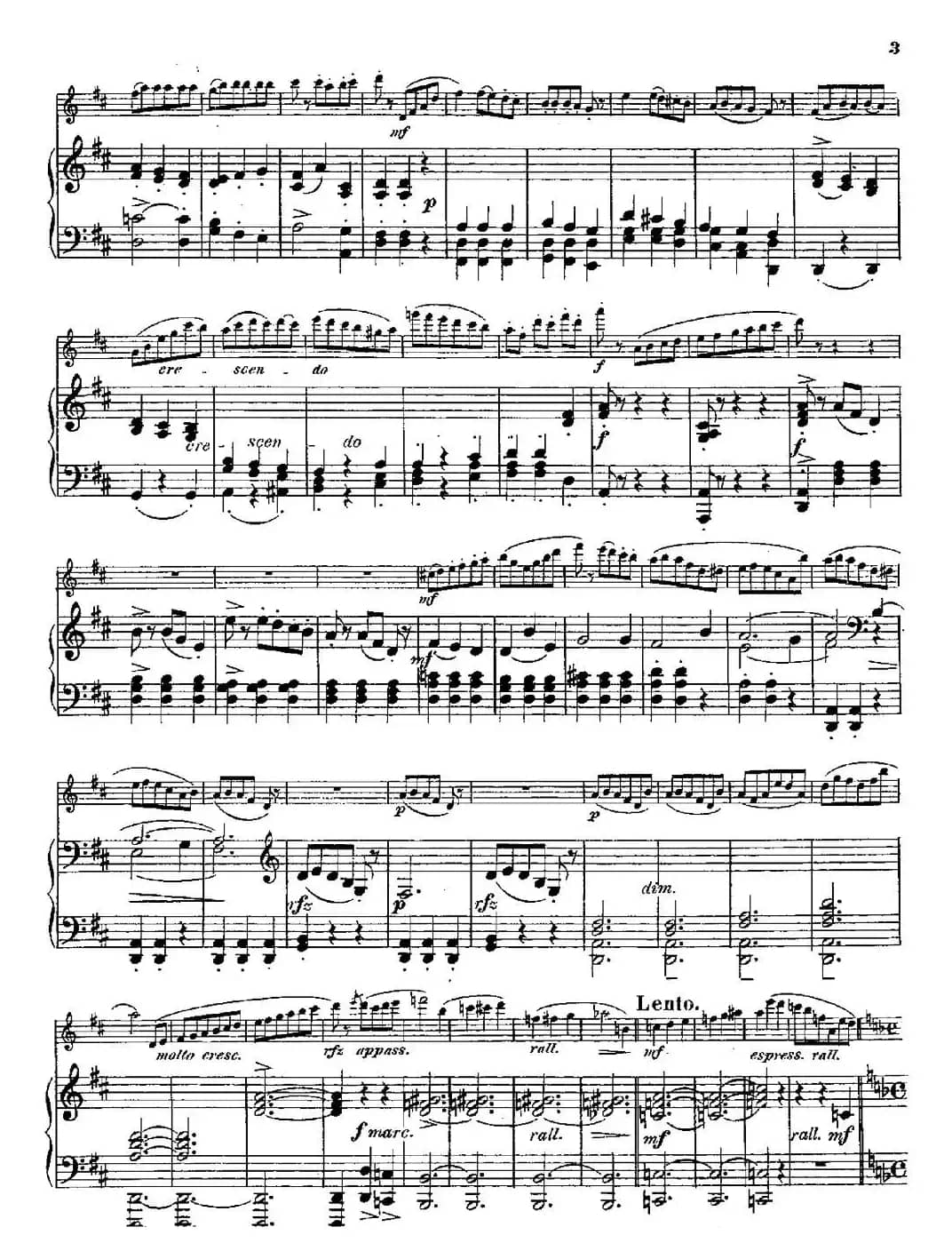 Fantaisies nationales. Danois. （Op.59 No.1）（长笛+钢琴伴奏）