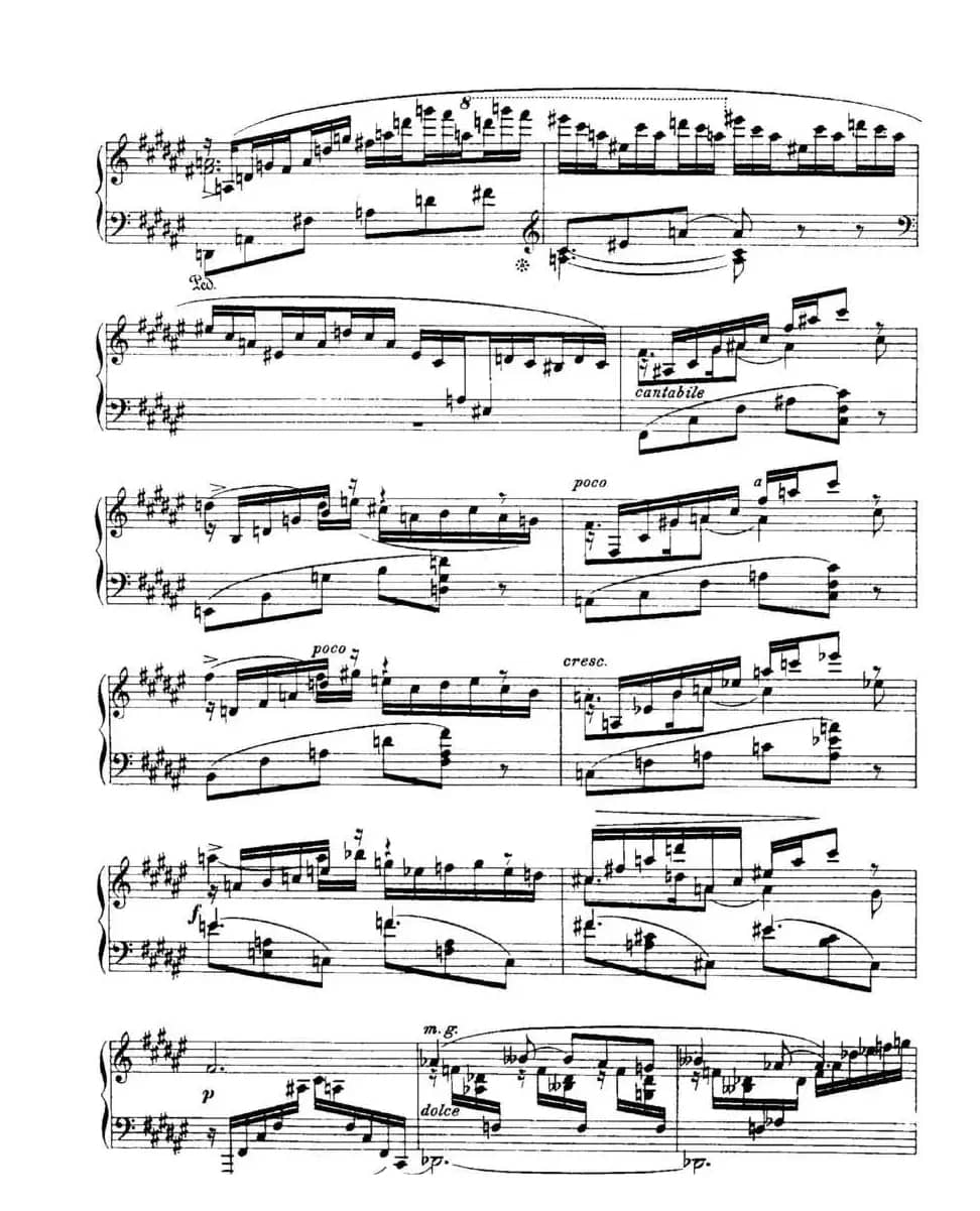 福雷13首船歌：Barcarolle No·3 in G-flat, Op·42