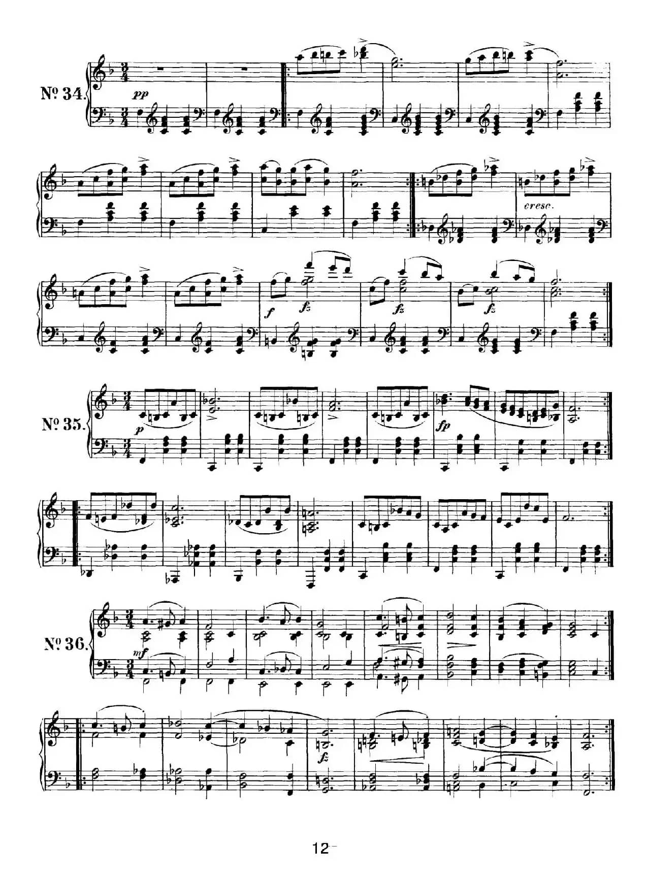 36 Original Dances D.365 Op.9（36首原创舞曲集）