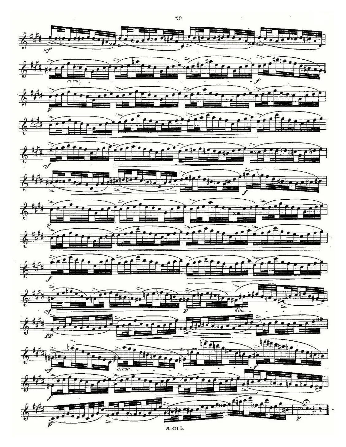 24首长笛练习曲 Op.15 之6—10