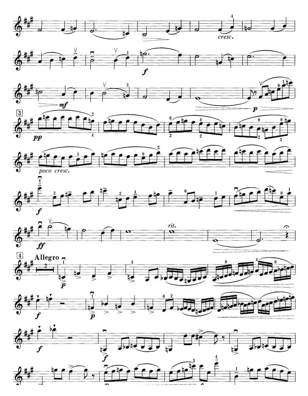 小提琴考级第五级：外国乐曲（6首）