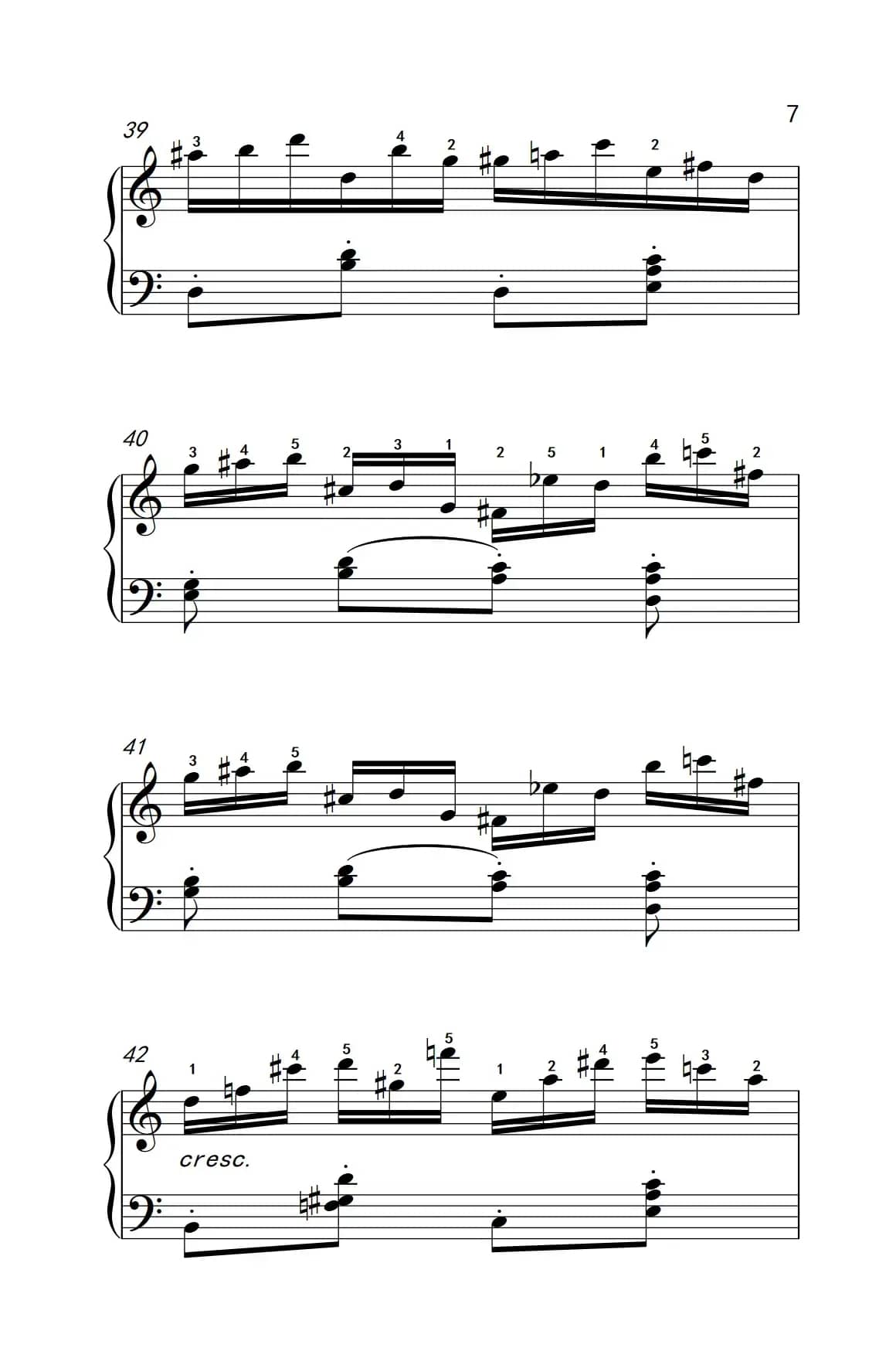 第八级1.练习曲 Op.740 No.16（中央音乐学院 钢琴（业余）考级教程 7-9级）