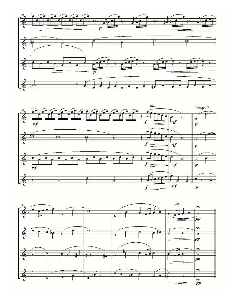 Over The Rainbow（四重奏）