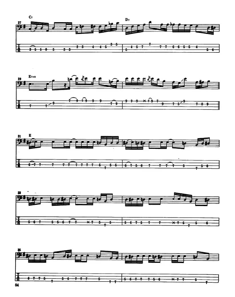 电贝司专业等级第六级(三、自选曲目)