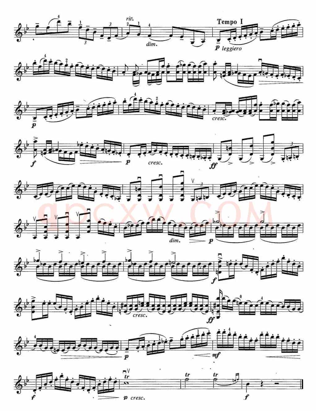 小提琴考级第六级：外国乐曲（6首）