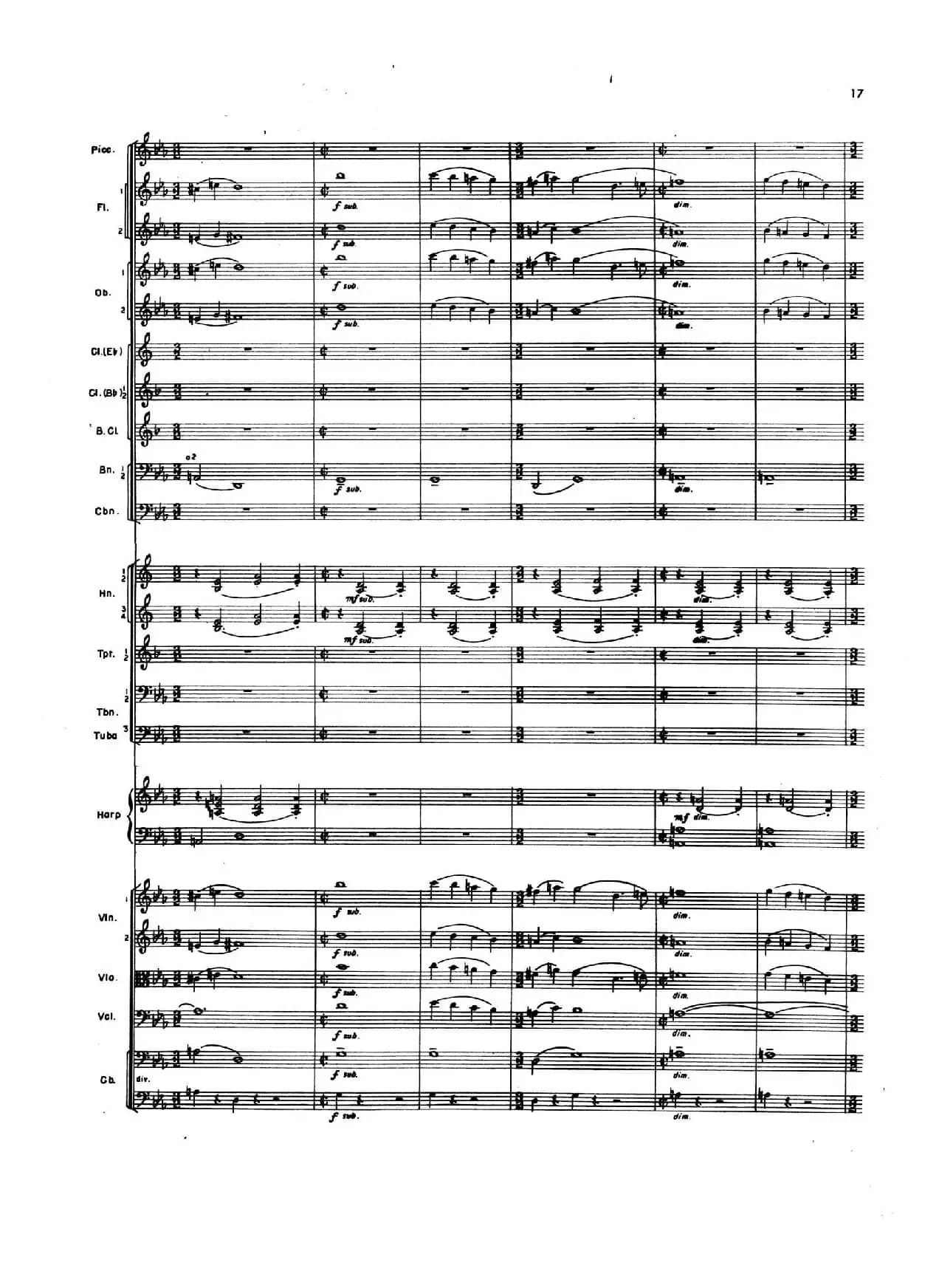 OVERTURE TO CANDIDE（《坎迪德》序曲）（交响乐总谱）