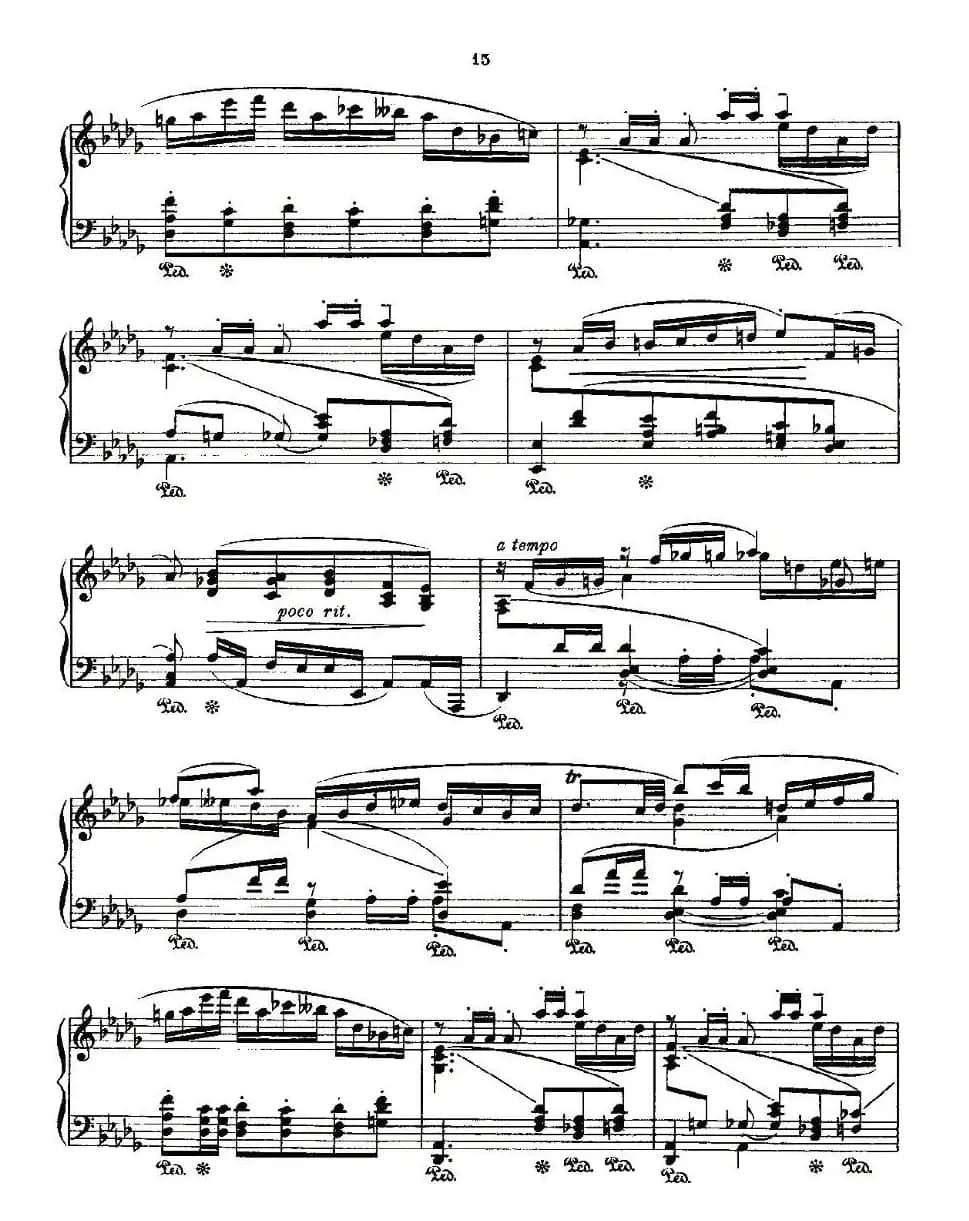 肖邦《练习曲》Fr.Chopin Op.25 No4-2