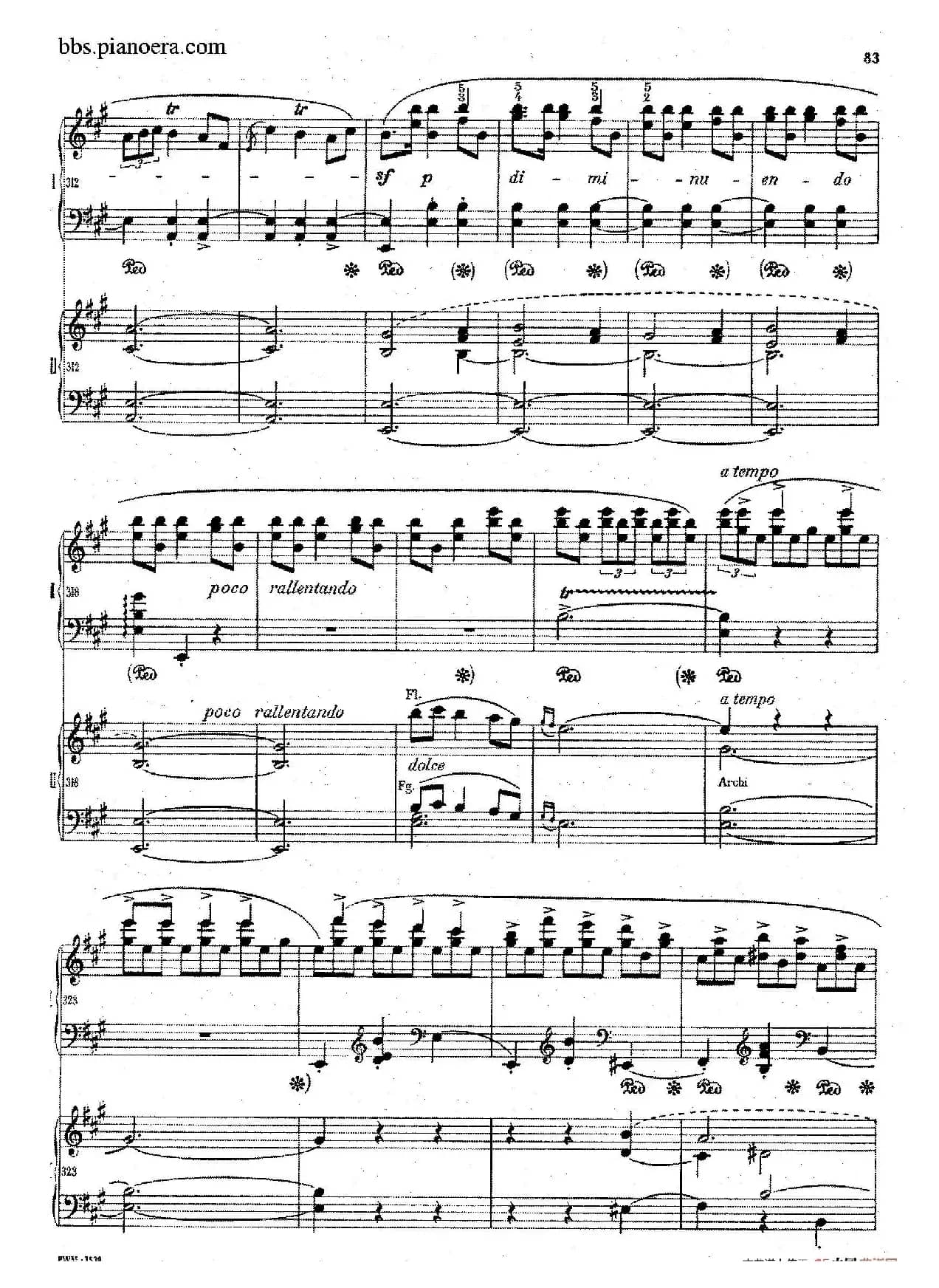 Grand Fantasy on Polish Airs Op.13（华丽的波兰民歌幻想曲·双钢琴版）