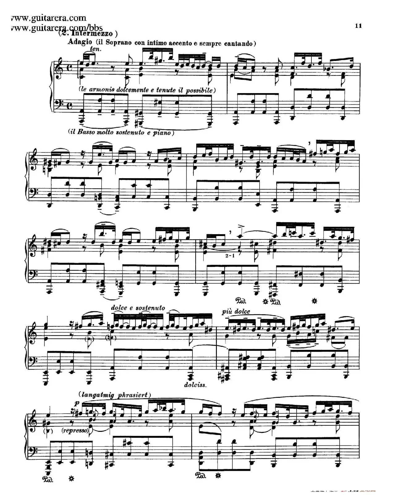 Toccata, Adagio and Fugue in C Major BWV 564 （C大调托卡塔、柔板和赋格）