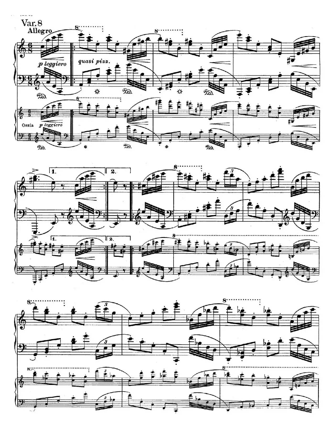 帕格尼尼主题变奏曲（Op.35 Livre2）