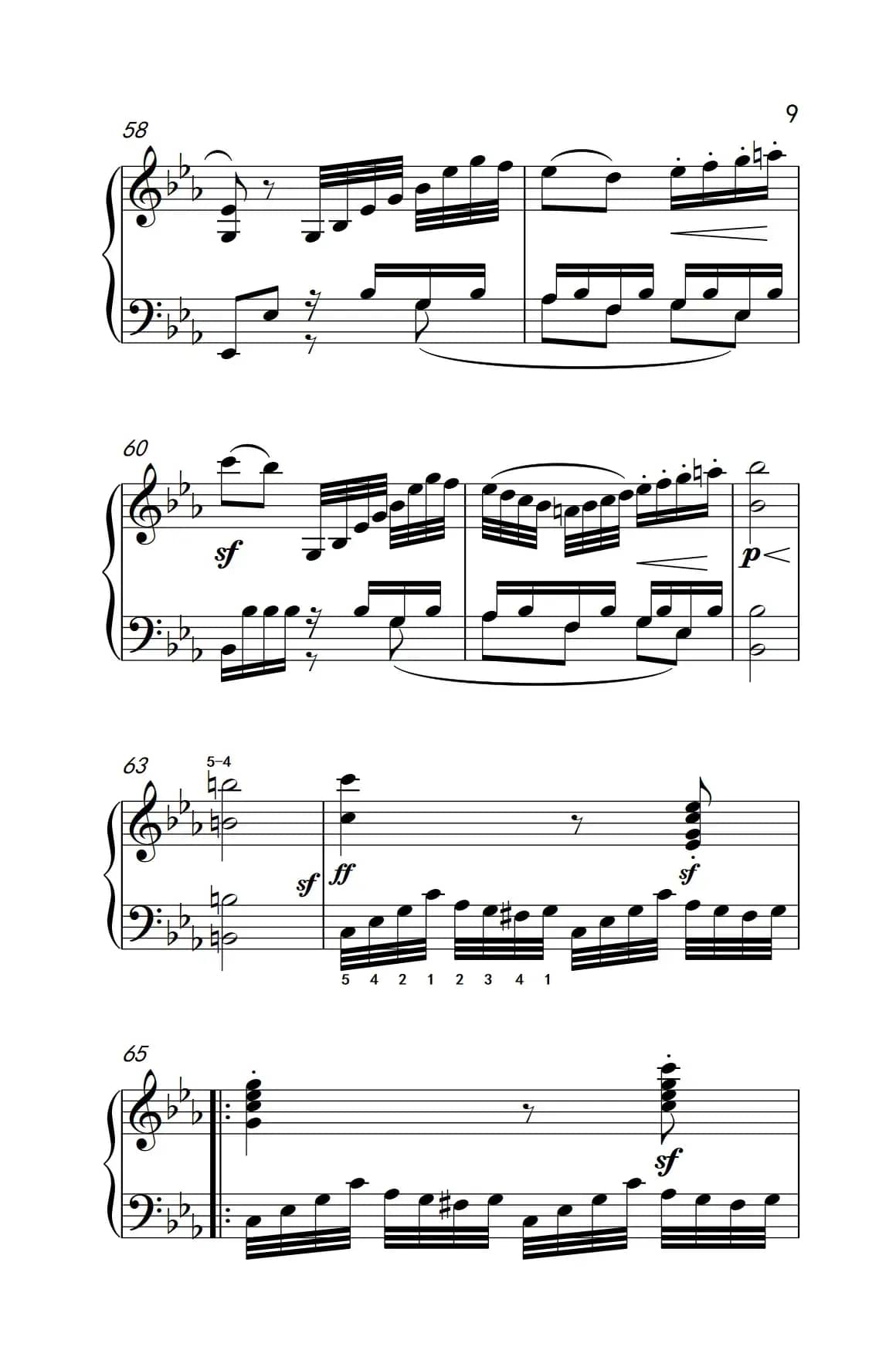 奏鸣曲 Opus 7 第四乐章（贝多芬奏鸣曲集 2）