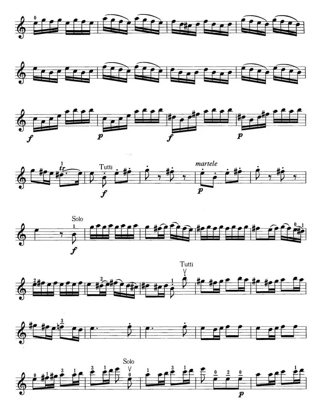 小提琴考级第三级：外国乐曲（5首）