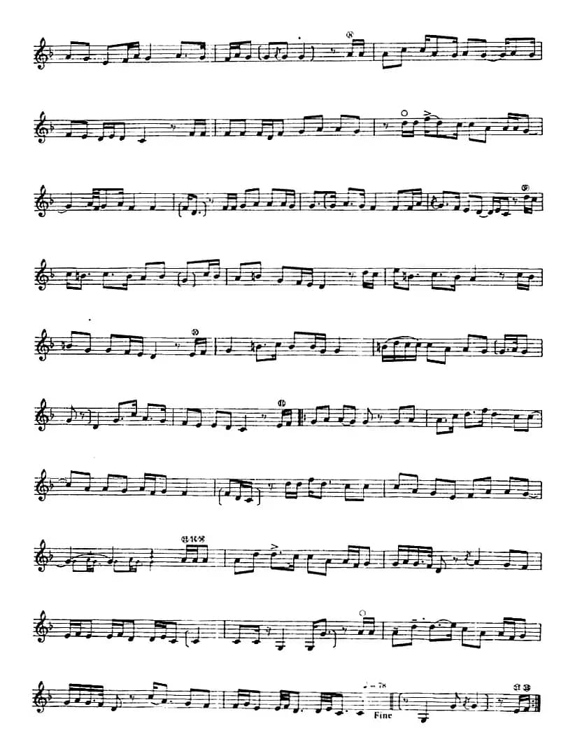 十二木卡姆：Ⅺ 西尕木卡姆 496——509（主旋律谱）