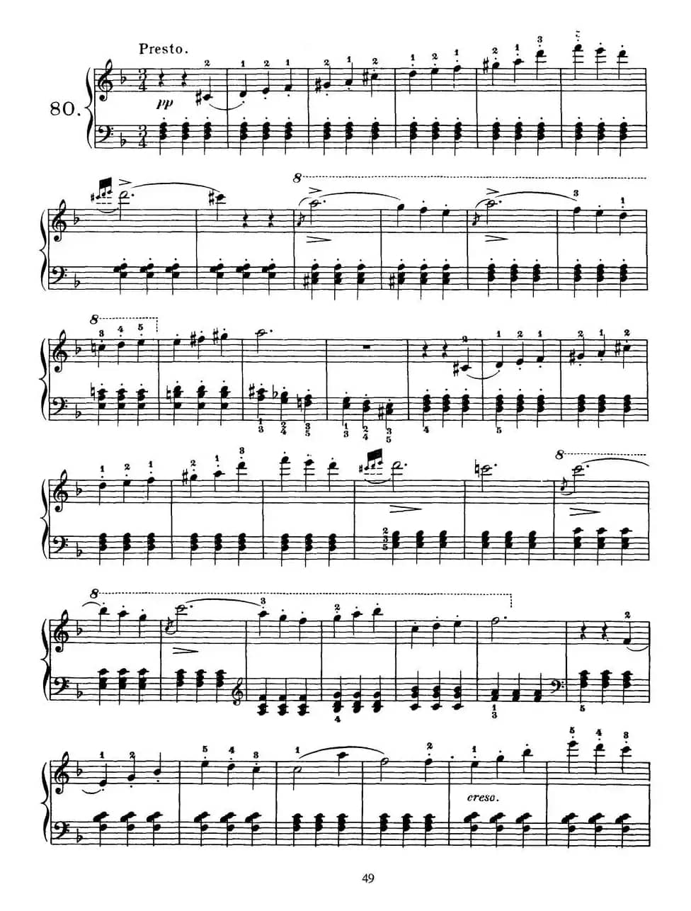 Czerny - 100 Progressive Studies Op.139（78—83）