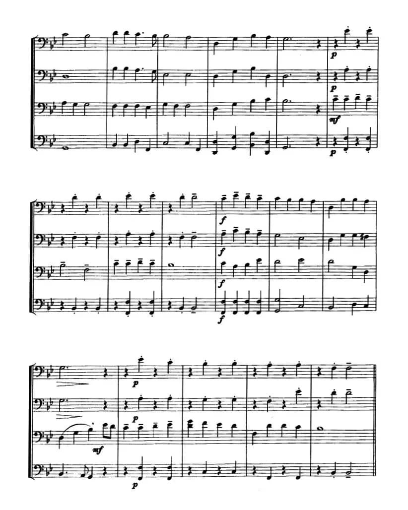 俄罗斯民歌（长号四重奏）