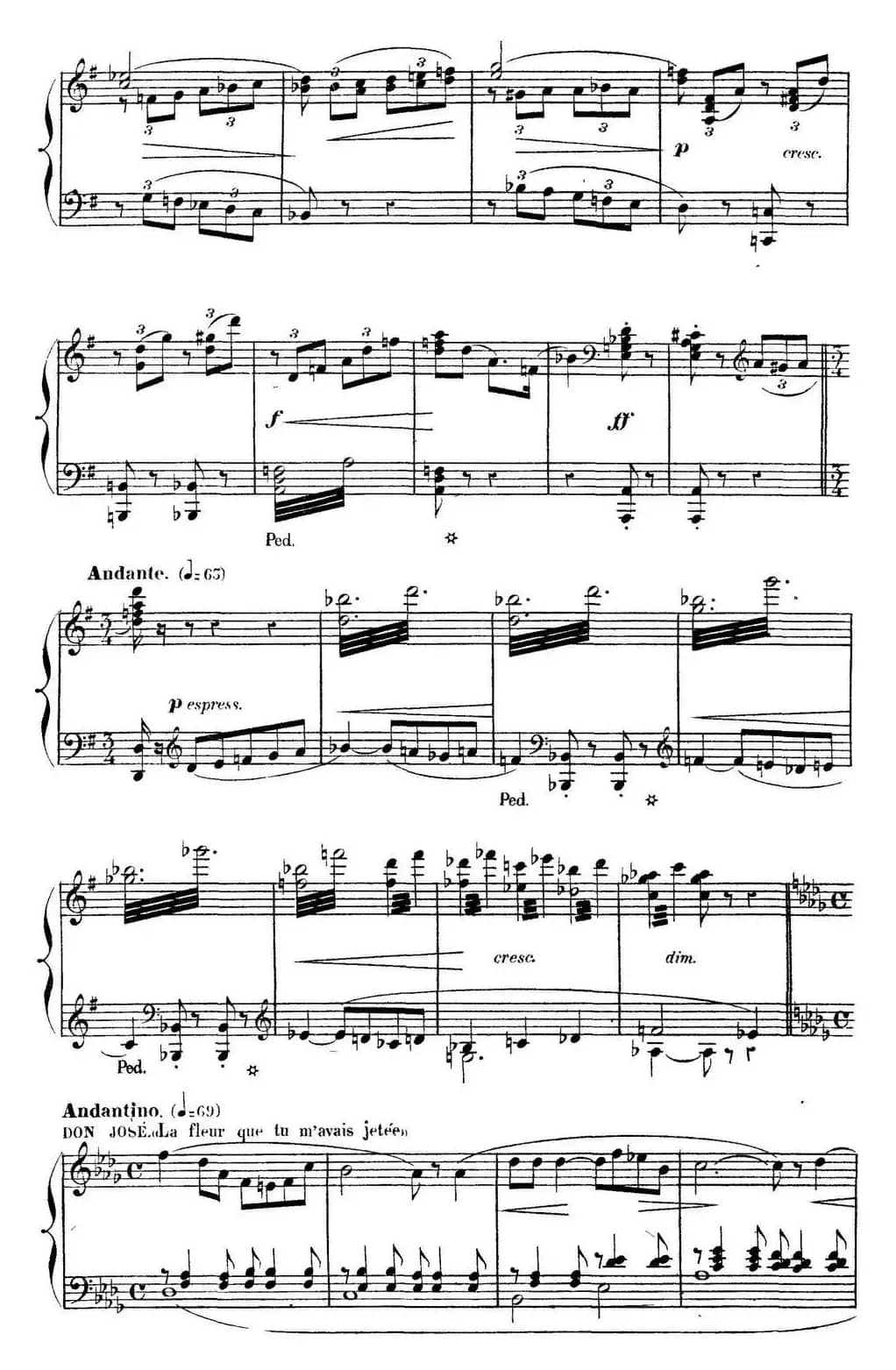 Carmen for Solo Piano（卡门全剧钢琴独奏版）（No.16）