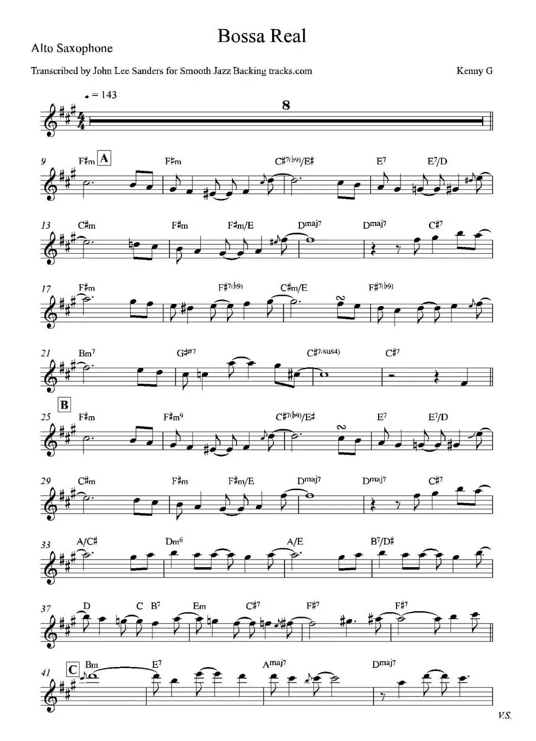 Bossa Real（中音萨克斯）