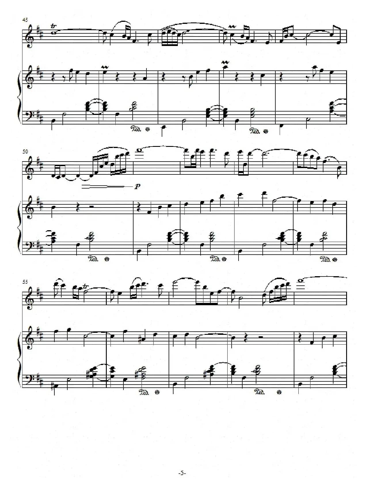 欢（小提琴+钢琴伴奏）