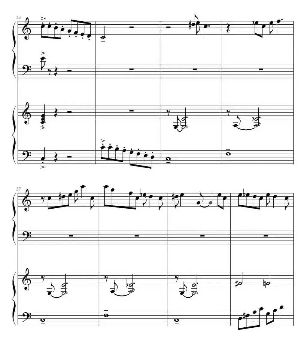 小蓝恰恰（Little Blue Cha-Cha 四手联弹）