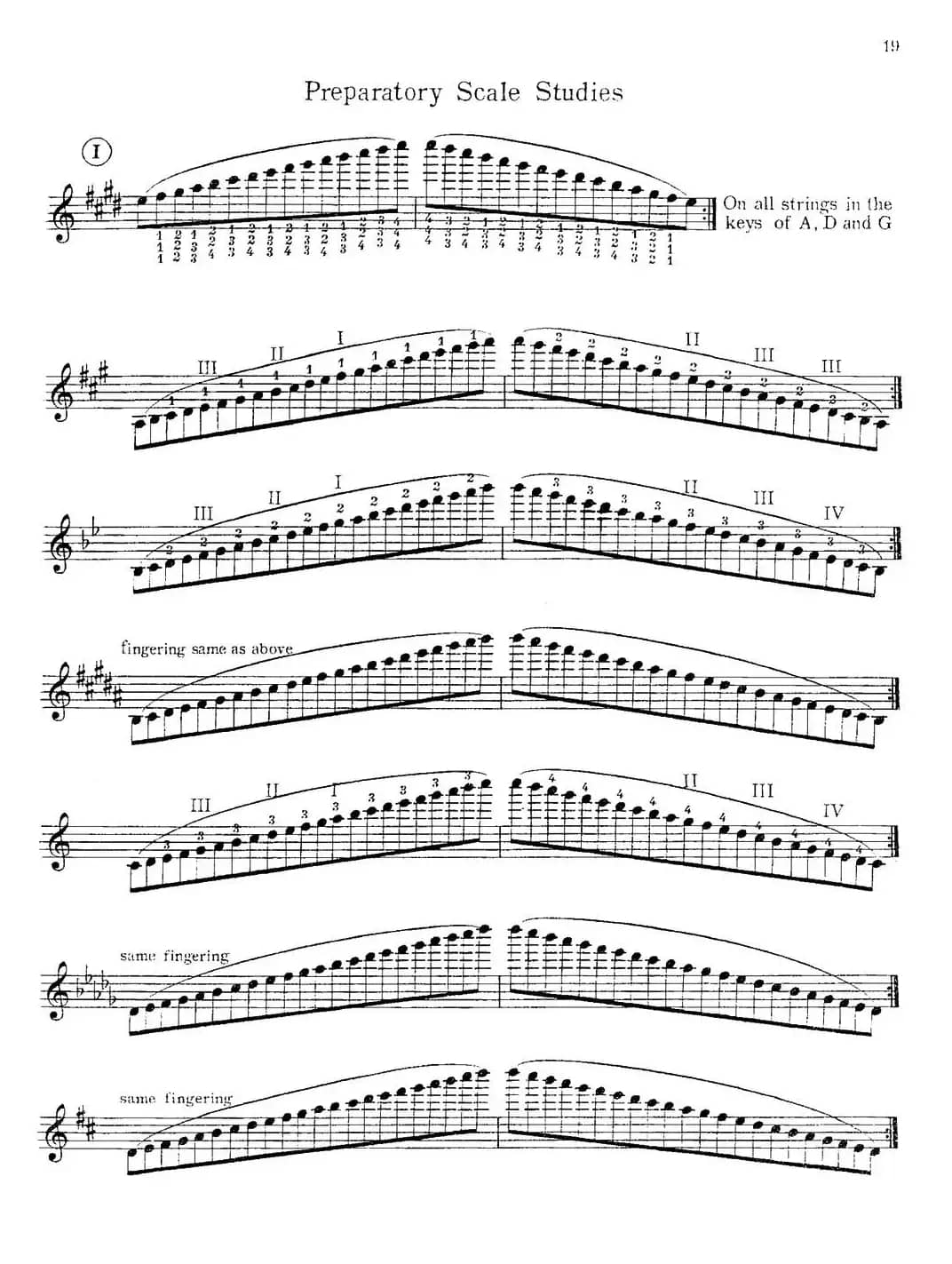 小提琴换把练习曲（第二部分）