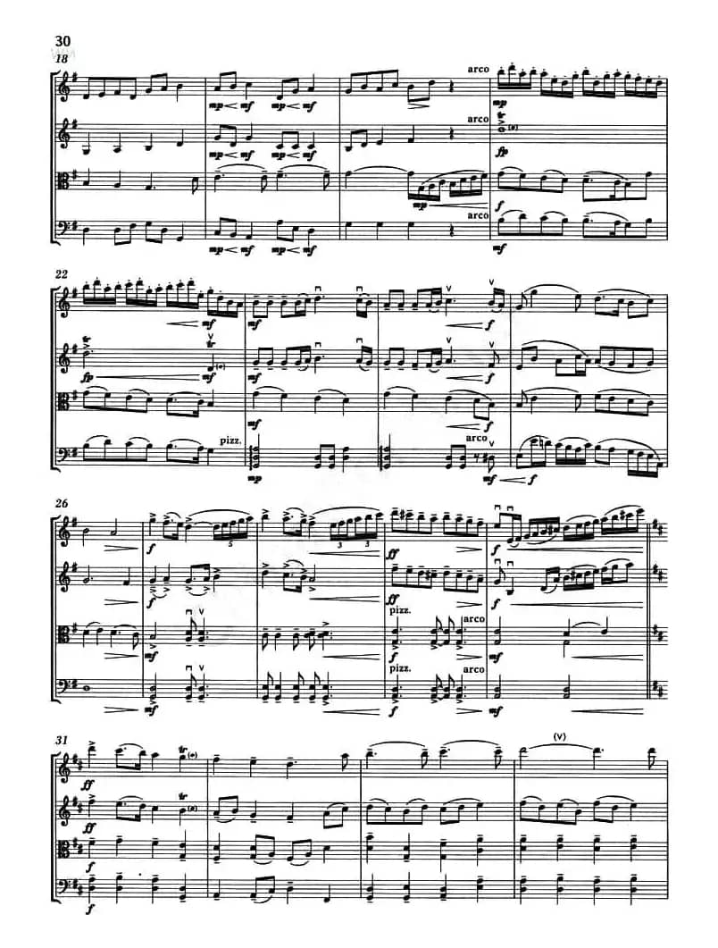 JOY TO THE WORLD（欢乐世界）（弦乐四重奏）