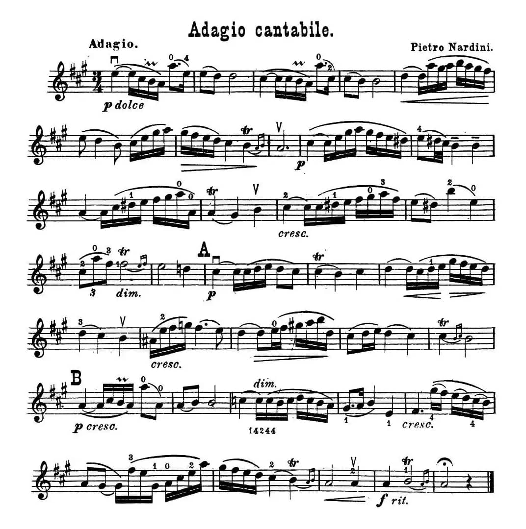 Adagio cantabile.
