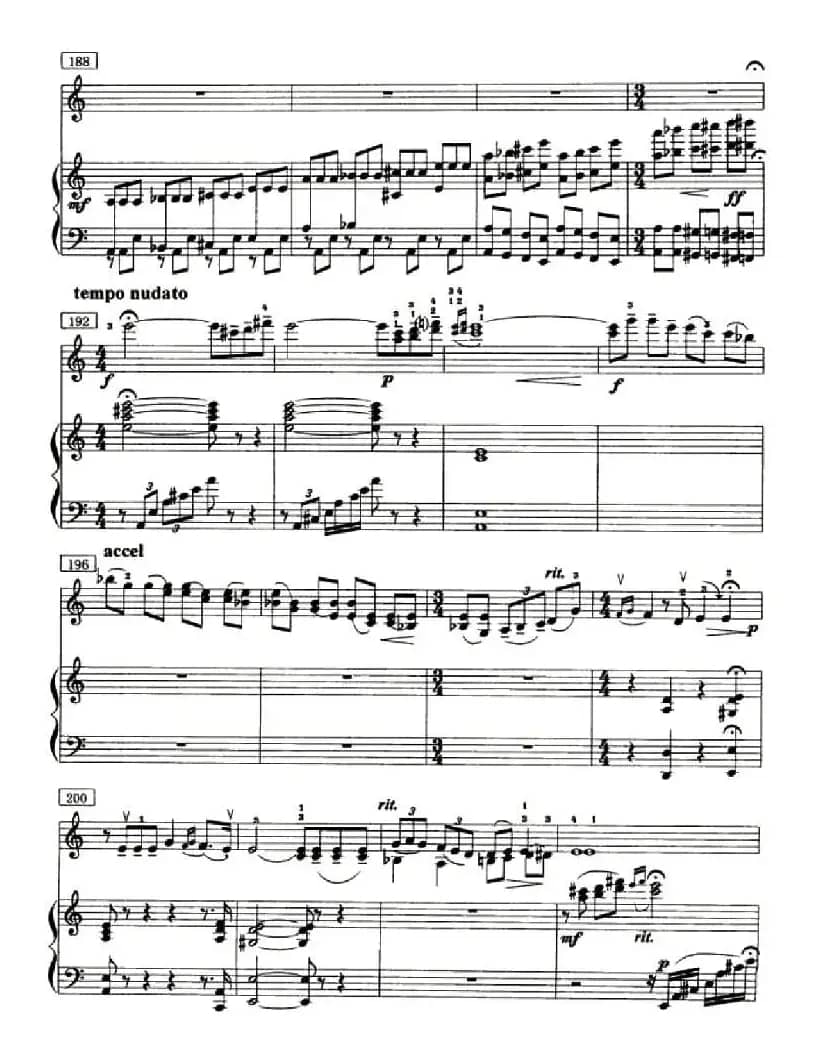 鼓声（小提琴+钢琴）