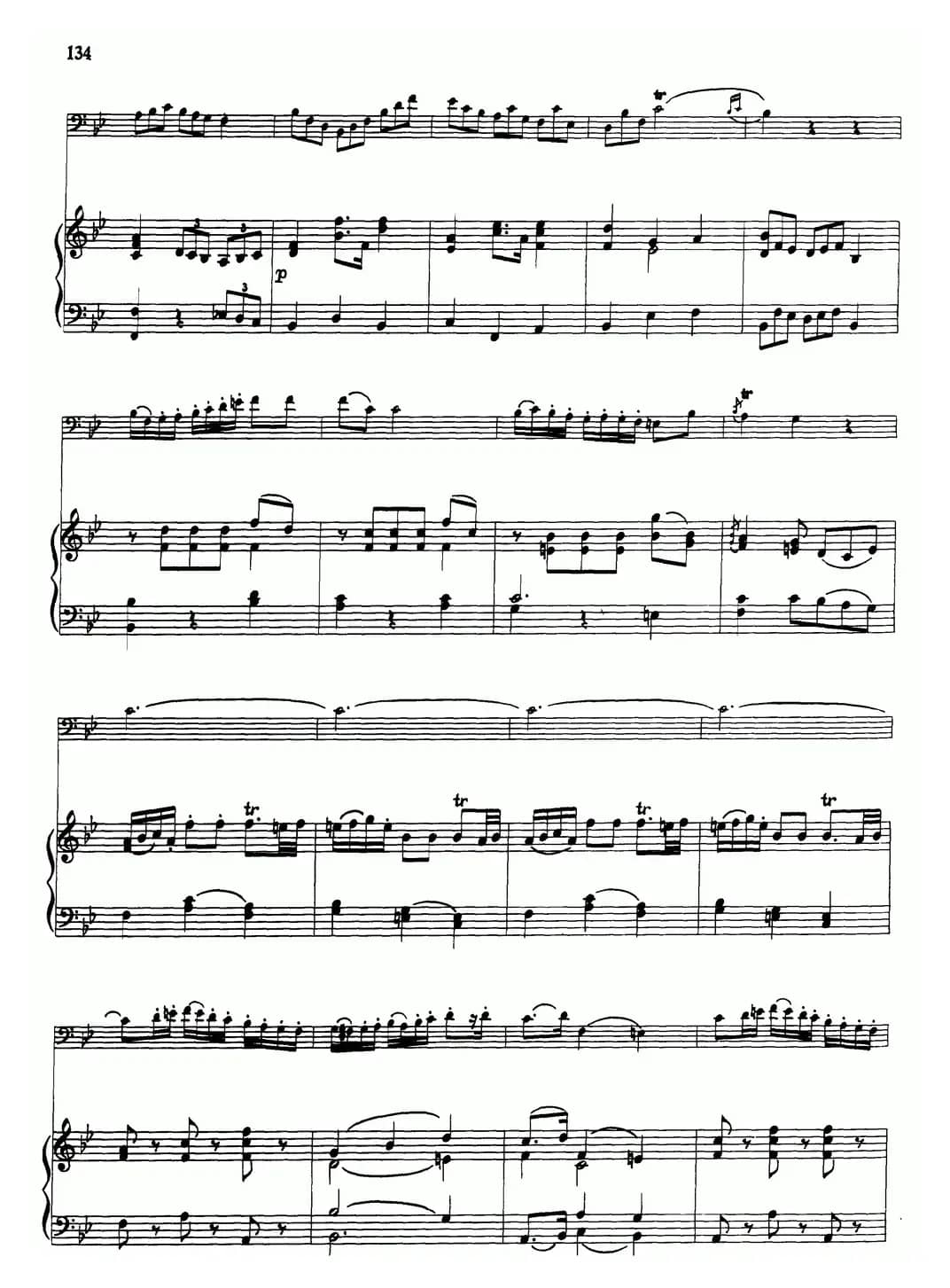 降B大调协奏曲（大管+钢琴伴奏）