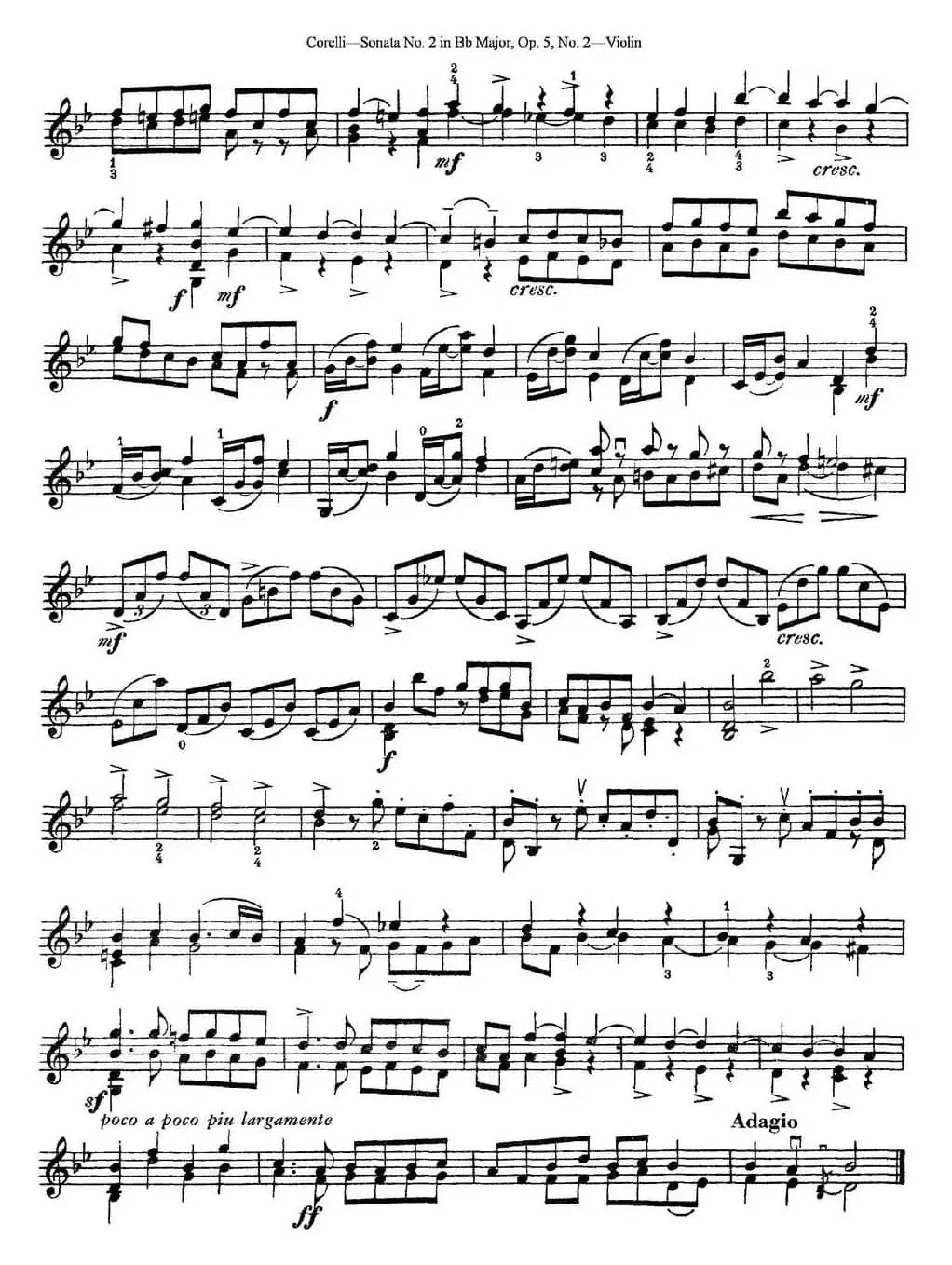 Sonata No.2 in Bb MajorOp.5 No.2