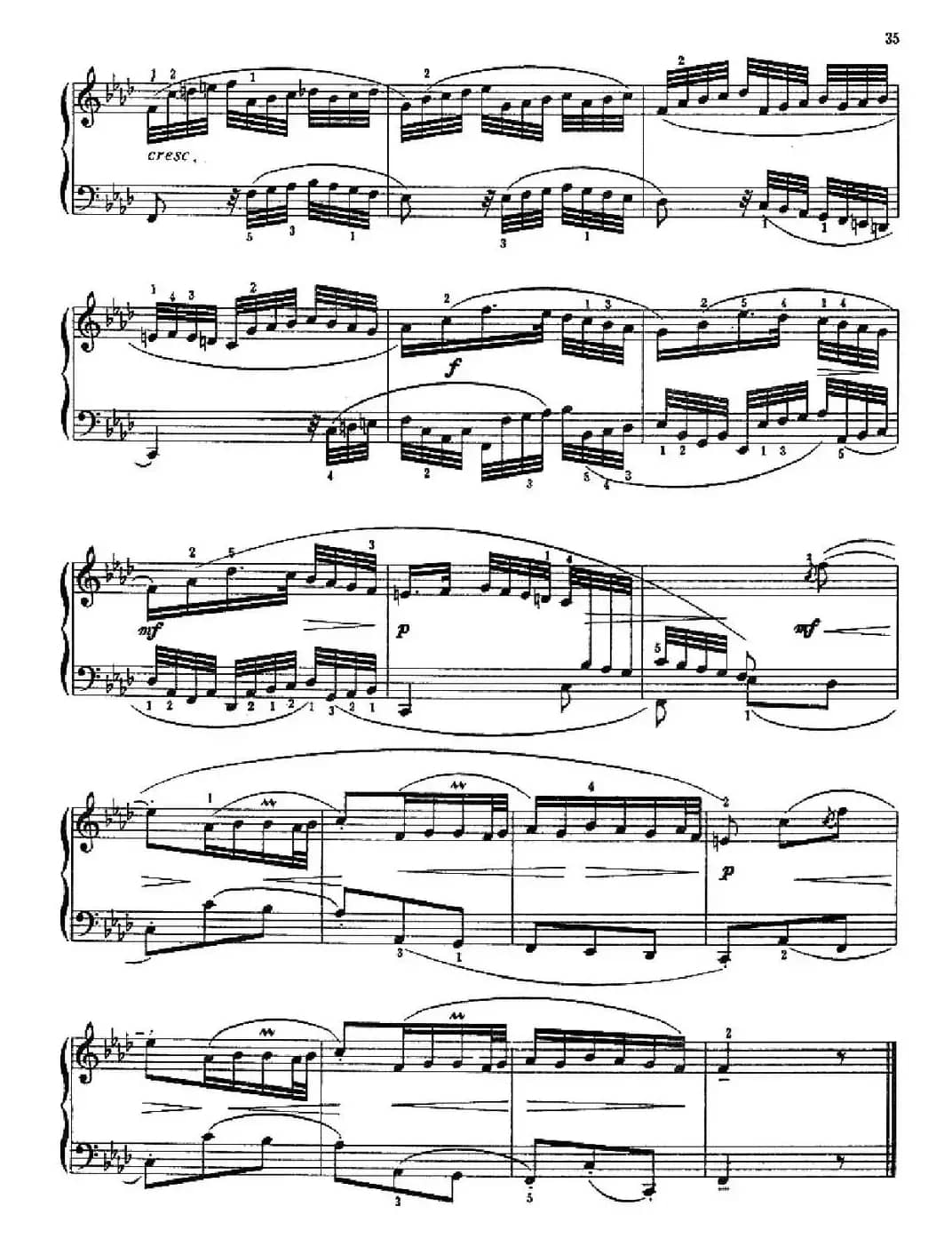 序曲（练习多声部的弹奏及波音的运用）