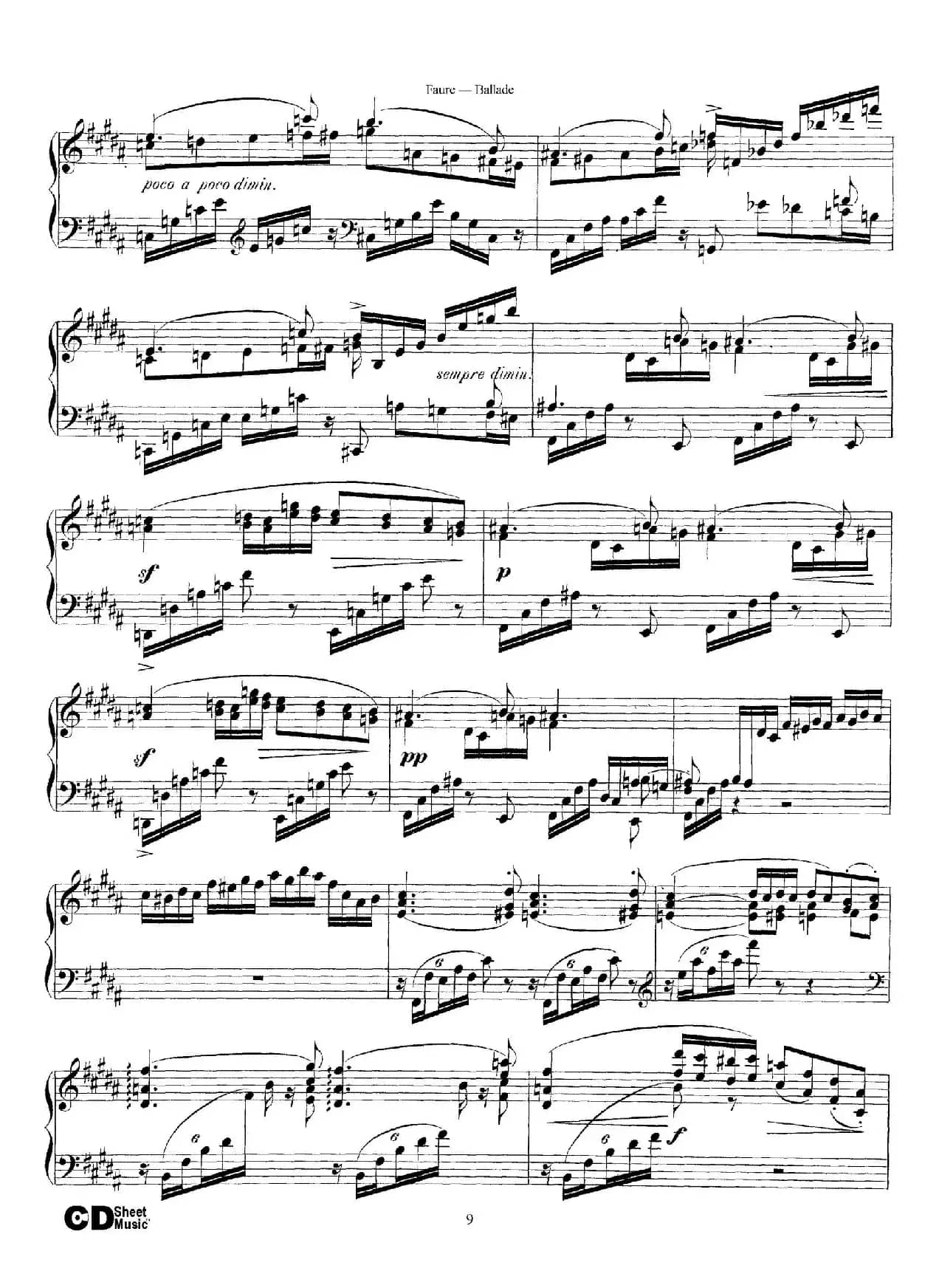 Ballade Op.19（叙事曲）
