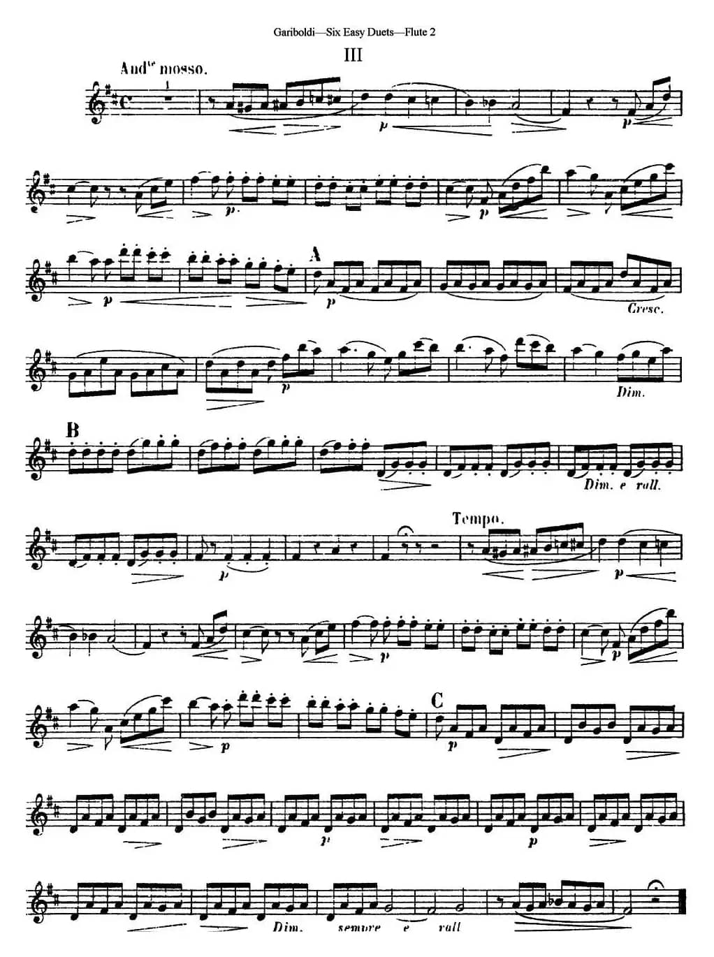 六首简易二重奏作品145号