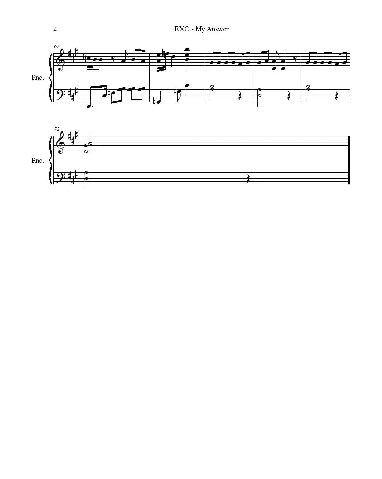 MY ANSWER（我的答案）