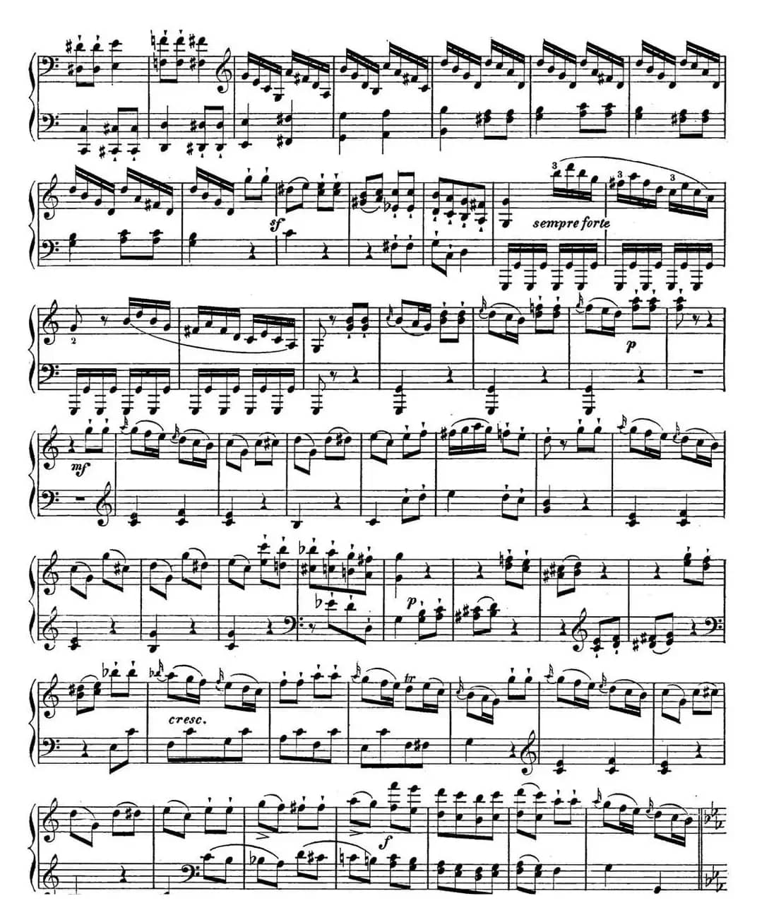 海顿 钢琴奏鸣曲 Hob XVI 48 in C major