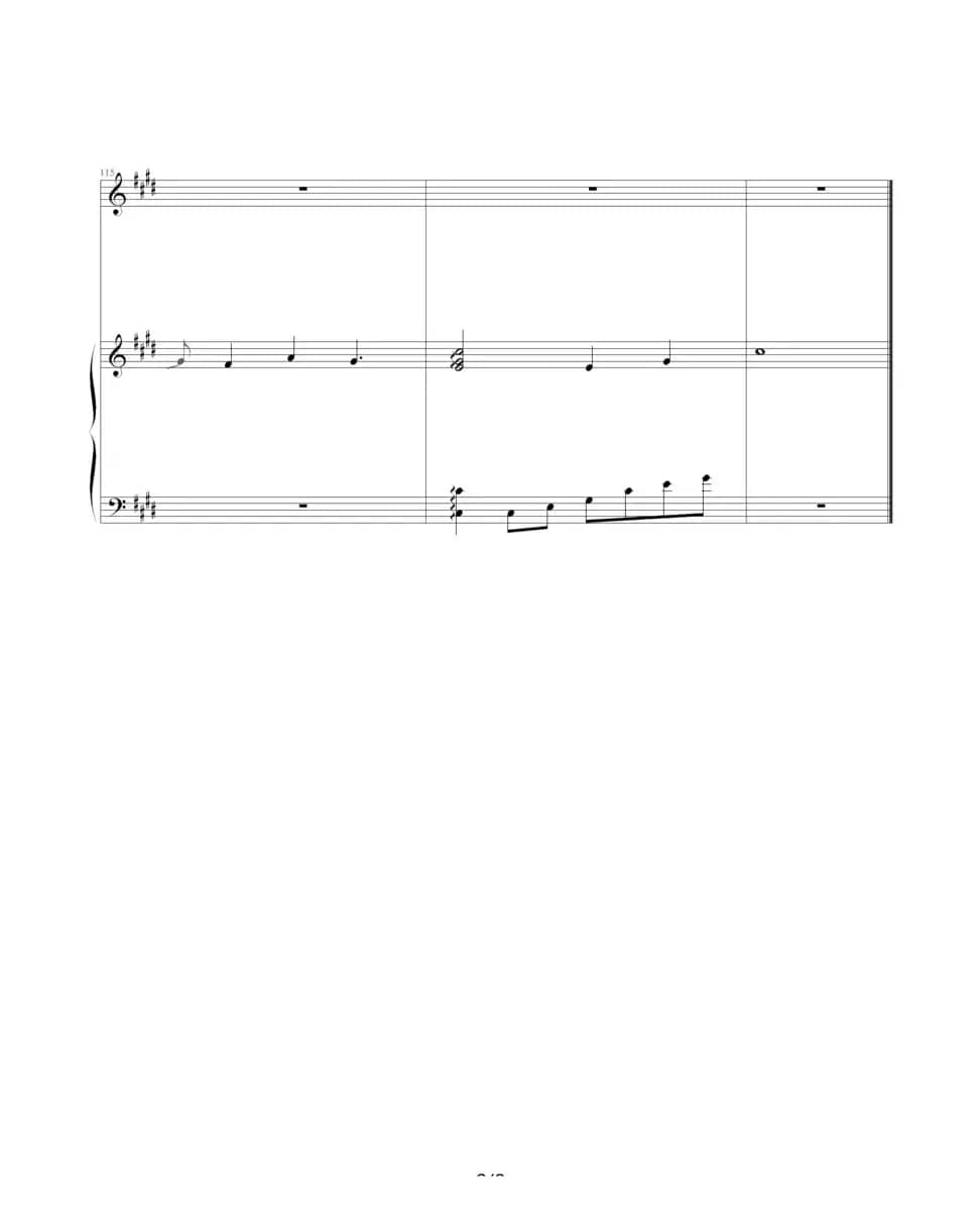 暧昧（钢琴伴奏谱）