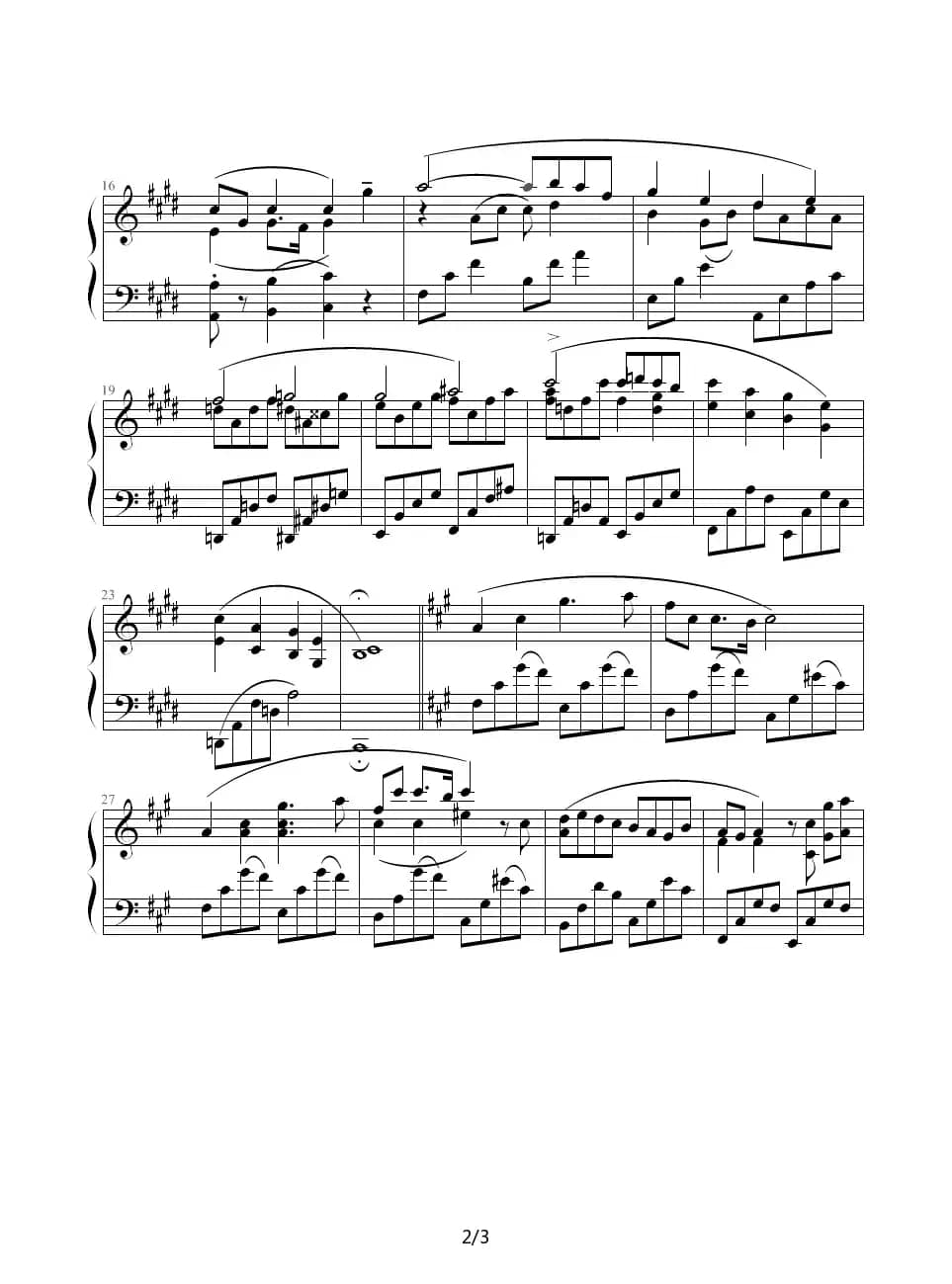 月明かり（月光）（十月）