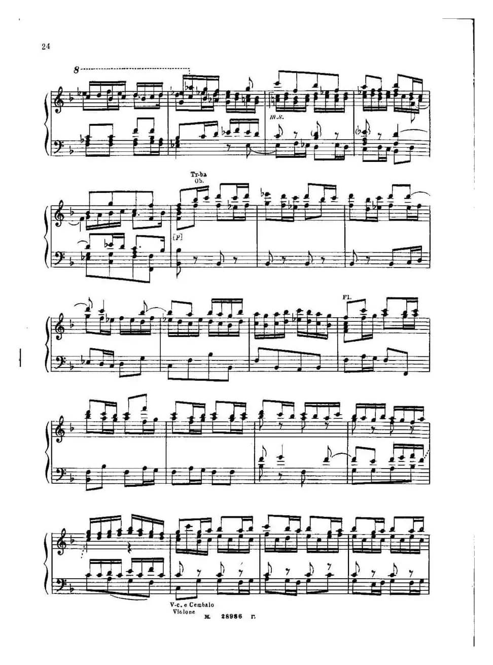 Brenburg Concerto No·2 in F Maj BWV·1047（F大调第二勃兰登堡协奏曲·Ⅲ）