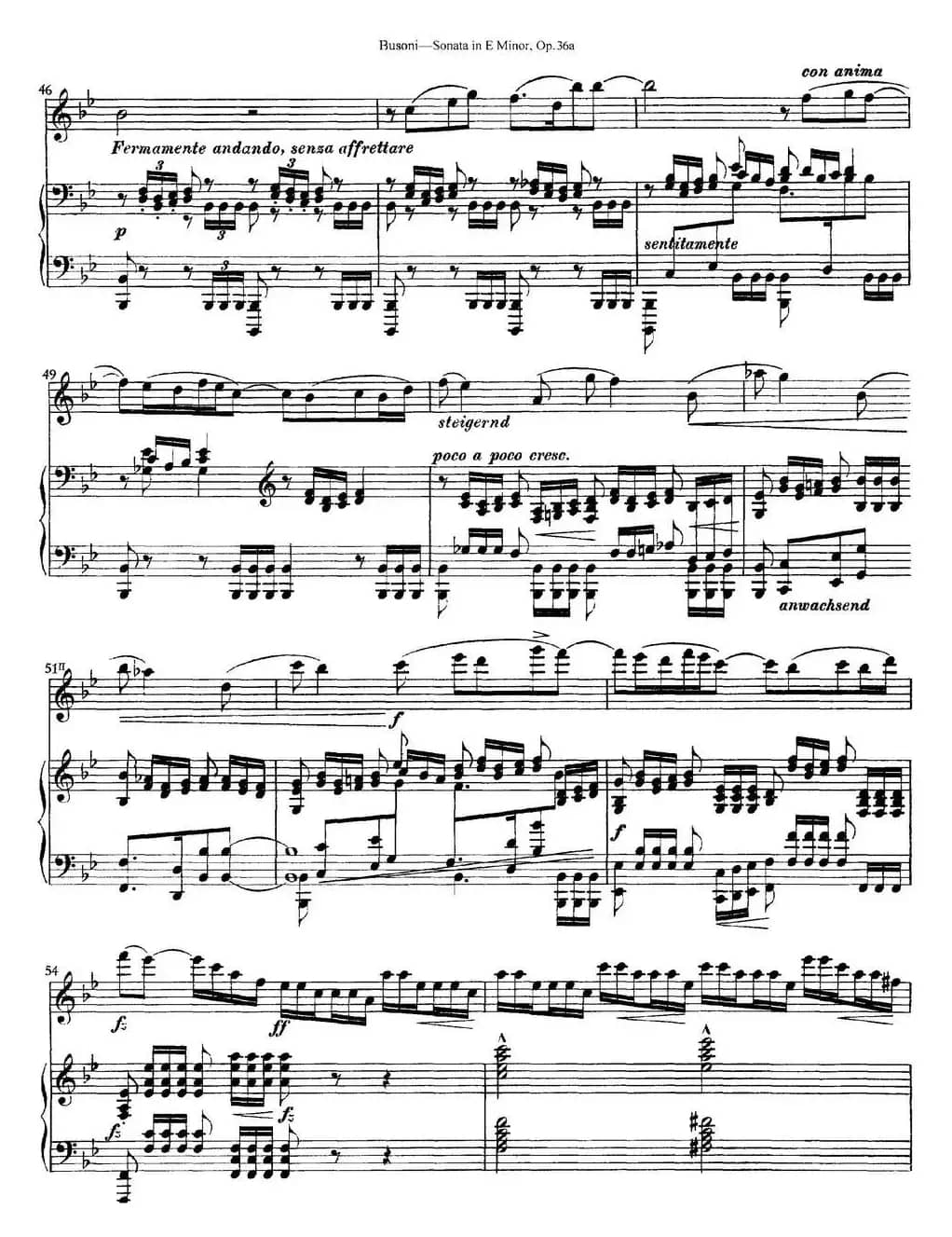 Violin Sonata No.2 in E Minor Op.36（小提琴+钢琴伴奏）