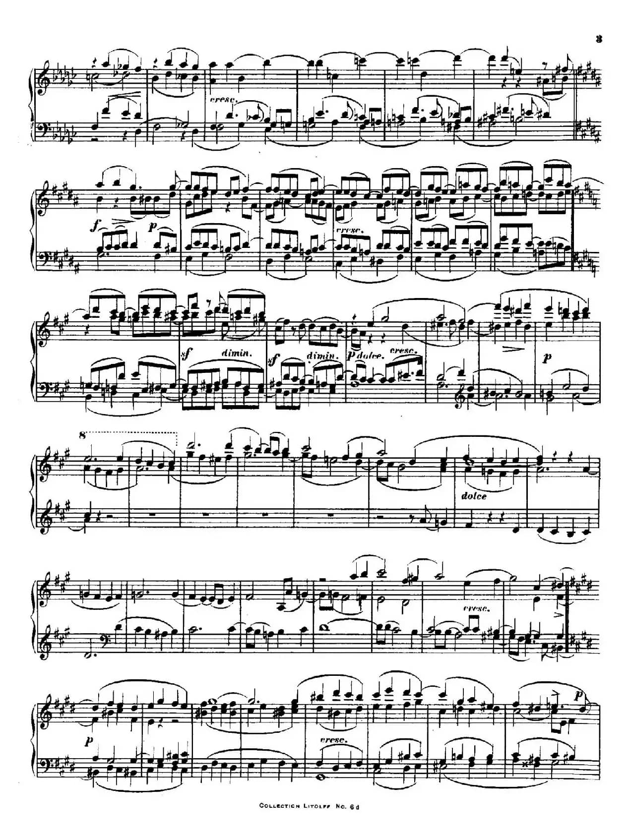 Quartet No.14(升c小调第十四弦乐四重奏钢琴版)