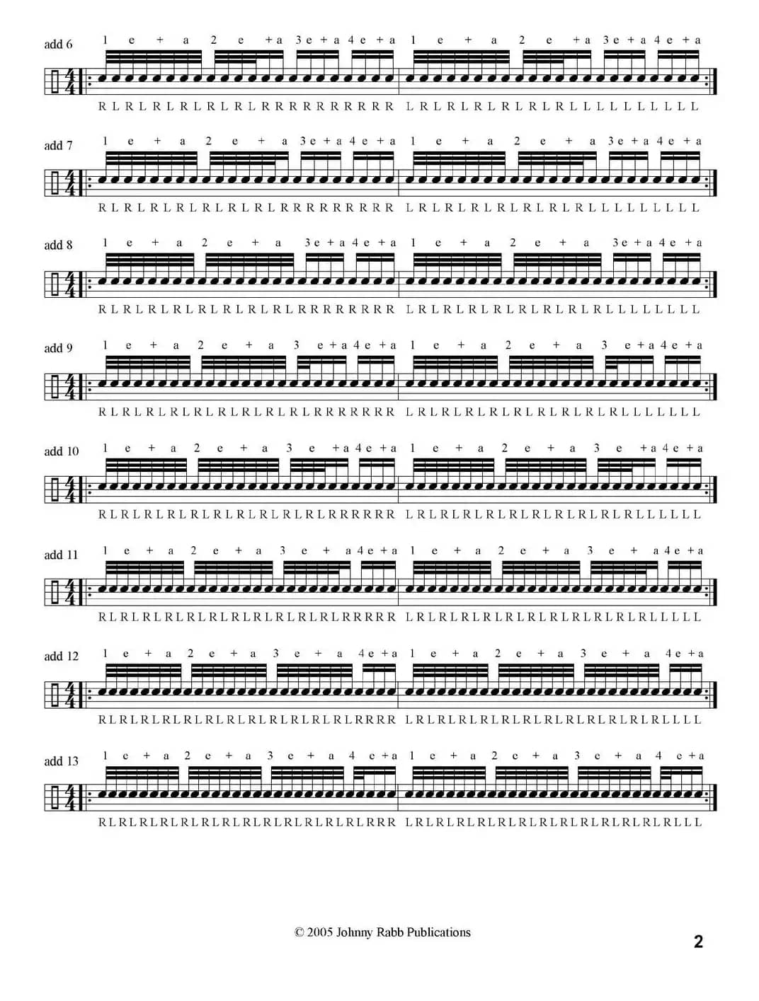 30 days to better hands（鼓手练习谱）