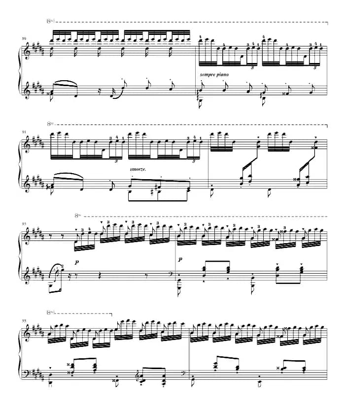 钟（帕格尼尼大练习曲III 、吴锦云制谱版）