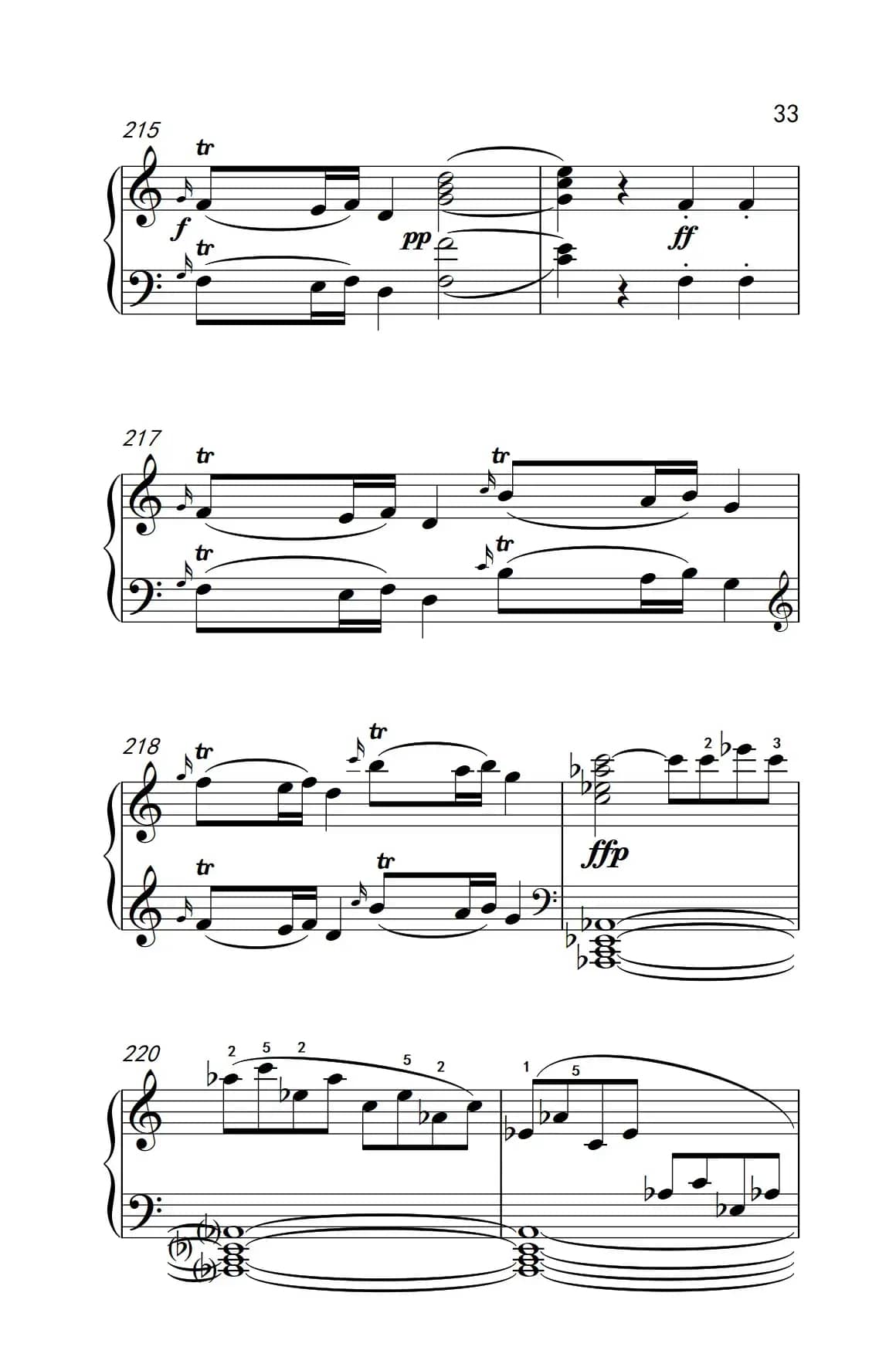 奏鸣曲 Opus 2 Nr.3 第一乐章（贝多芬奏鸣曲集 1）