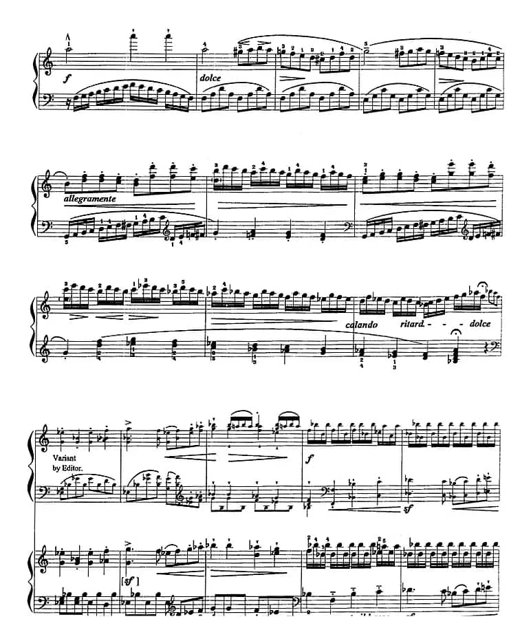 钢琴教程第八级 大型乐曲（C大调第一钢琴协奏曲 Op.15 第一乐章）