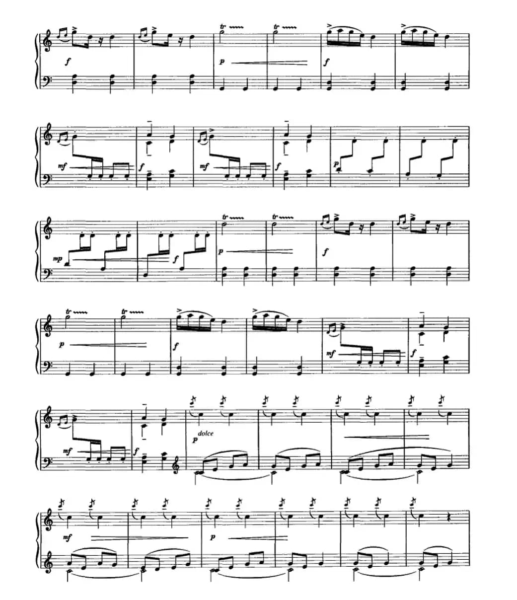 小奏鸣曲《幸福的童年》