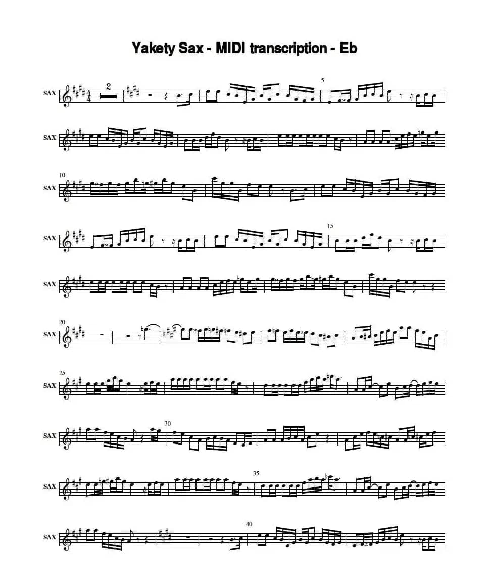 喋喋不休的萨克斯