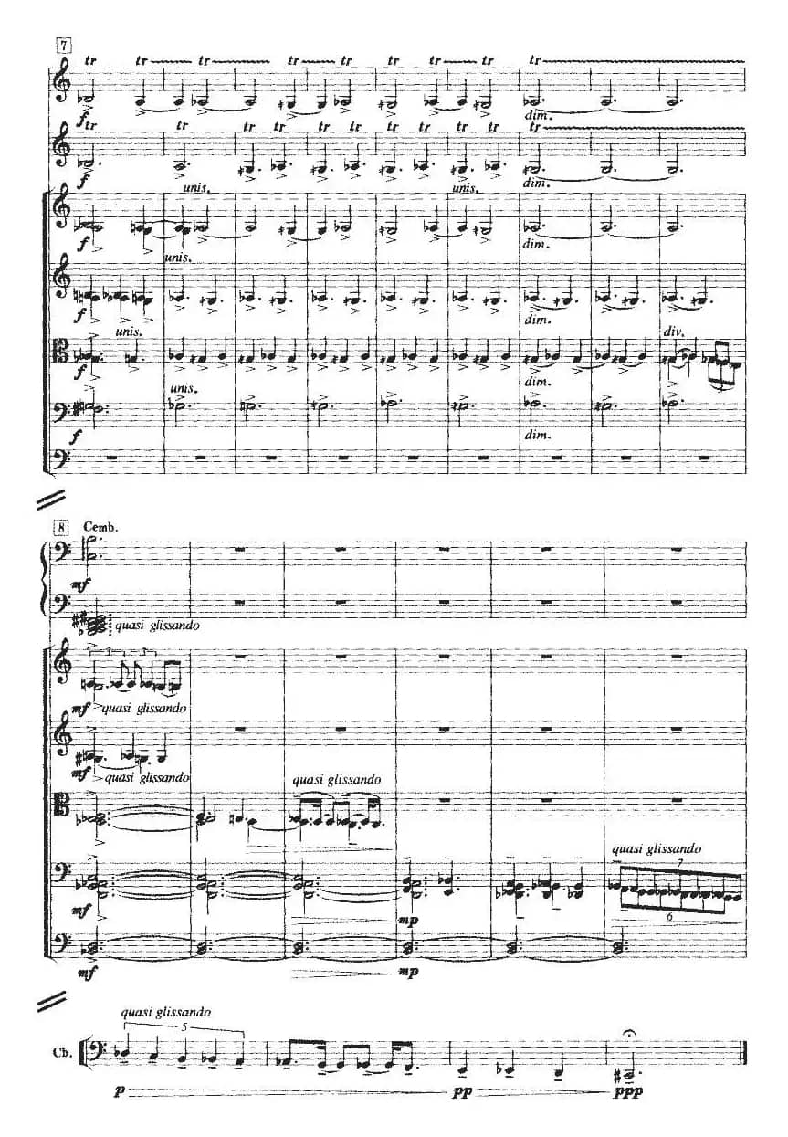 Concerto grosso No. 3（弦乐重奏总谱）