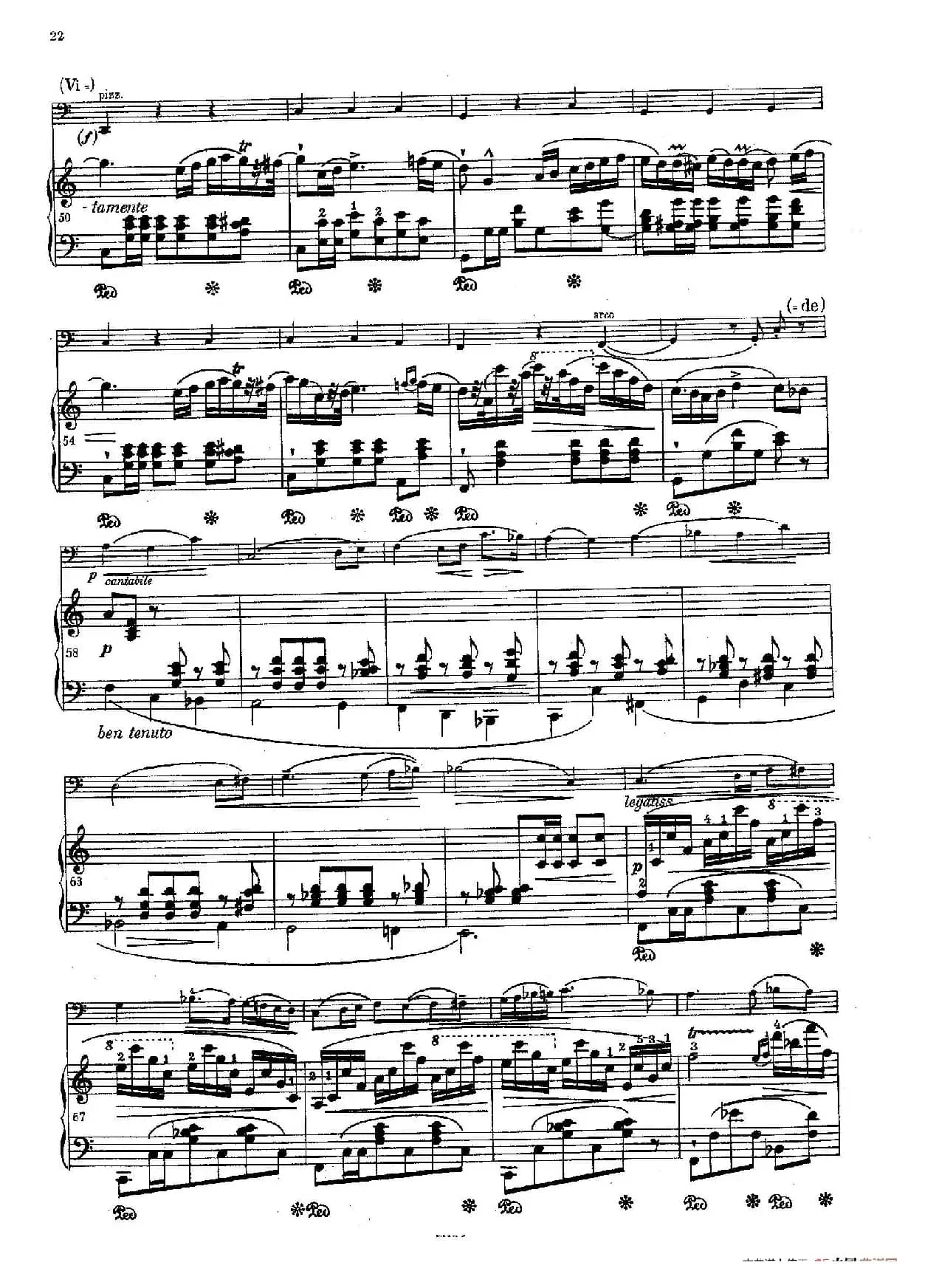 C大调引子与华丽的波兰舞曲（为大提琴与钢琴而作）