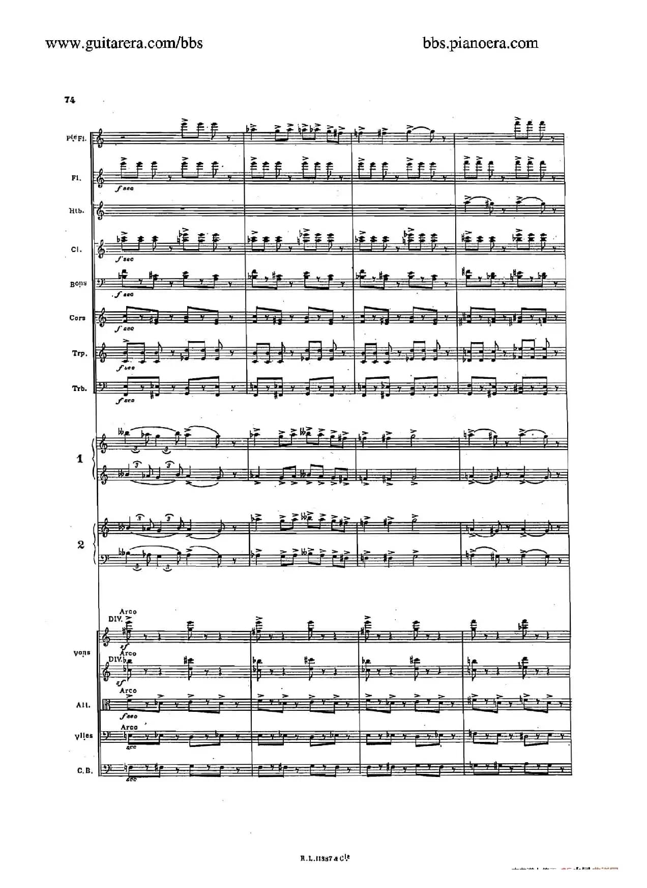 Concerto for 2 Pianos in d Minor（d小调双钢琴协奏曲·总谱）