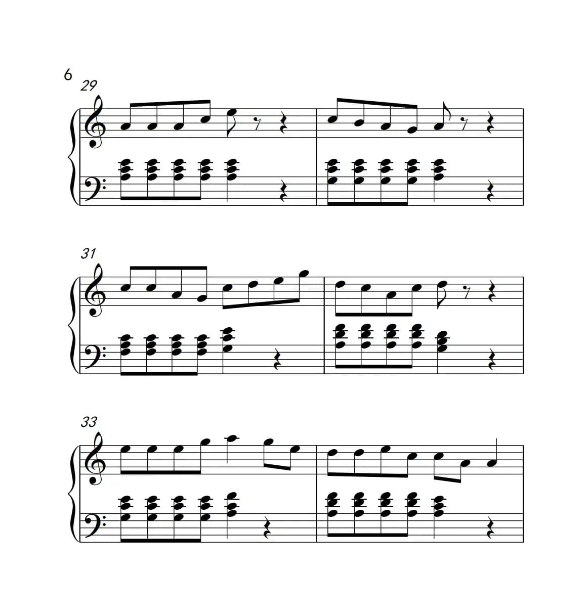 自由飞翔（《弹吧音教》制谱版）