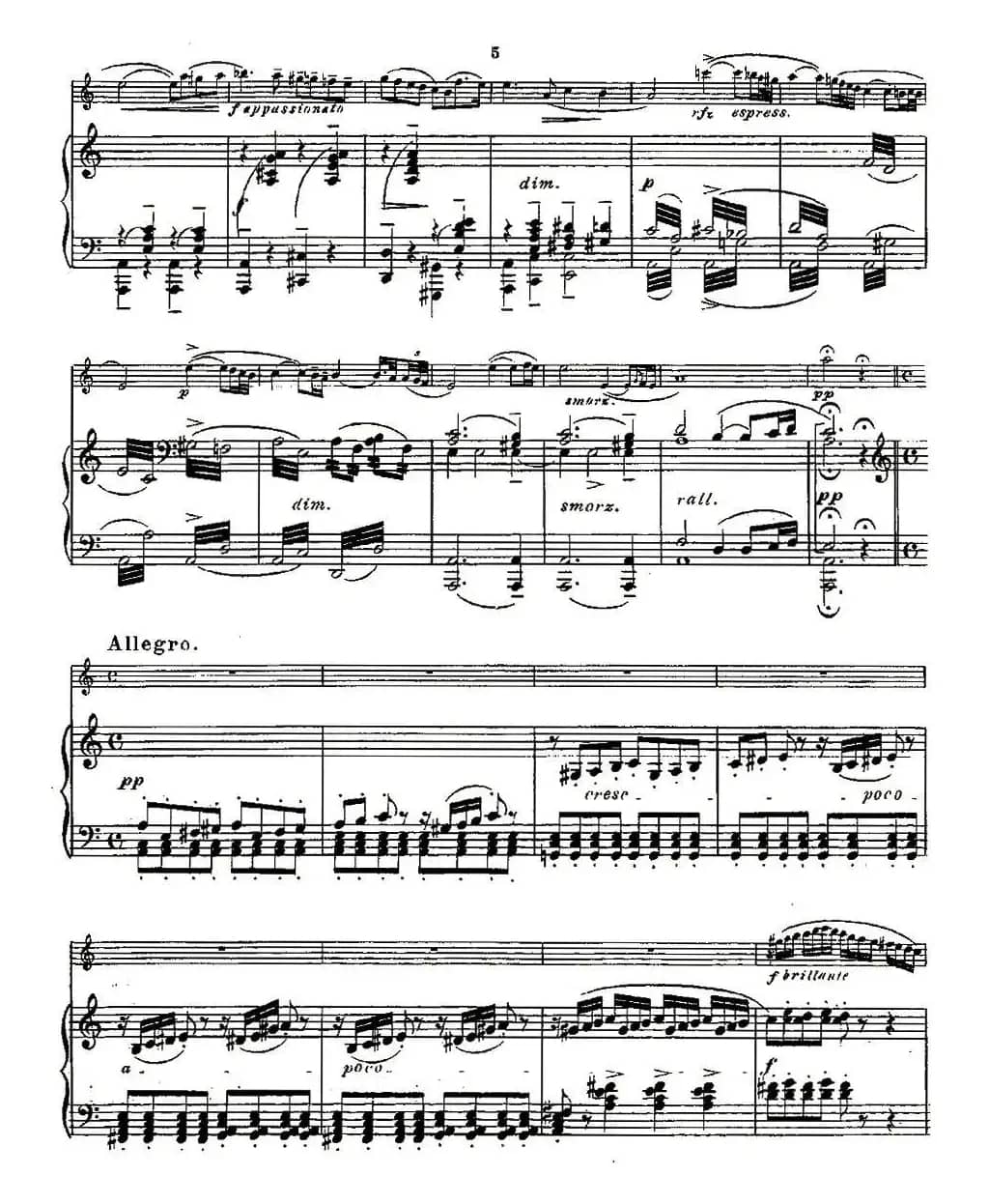 Fantaisies nationales. Op. 59, 6. （长笛+钢琴伴奏）